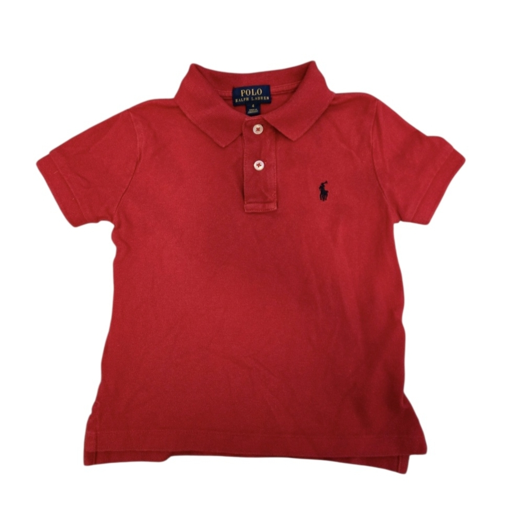 Polo by Ralph‎ Lauren Kids Bright Red Polo Shirt